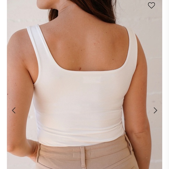 CJLA RACHEL TANK XL WHITE - sold out - Picture 3 of 5